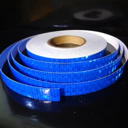 2.5cm*10m Reflective Bicycle Sticker PVC High Visibility Waterproof Self-adhesive Warning Reflectors Strip For Car Vehicle Truck