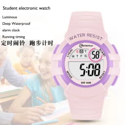 UTHAI Kids's Digital Watch Alarm Clock Waterproof Swimming Sports Primary And Secondary School Student Wristwatches gift