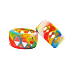1PCS 25mm Silicone Case Protection Non-slip Band Ring for Bubble Glass Tube Tank Accessories