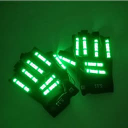 High Quality Gloves 6 Neon Light Colors For Choice Adult Decorative Mittens Performance Dance Costumes Gloves Glow In The Dark