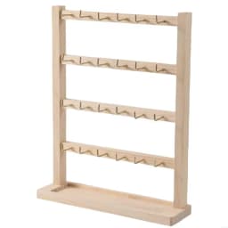 652F Compact Keychain Display Holder Space Efficient Keychain Display Stand Hodler Rack for Clutter Organization