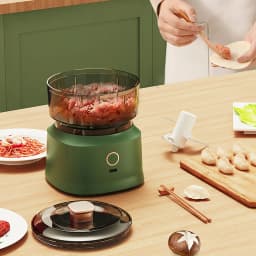 Mini Meat Grinder Electric Garlic Masher Multifunctional Kitchen Wireless Food Stir Shredder Baby Auxiliary Food Machine 350ml