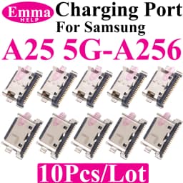 10Pcs USB Charger Charging Port Dock Connector Origianl For Samsung A52 A72 A53 A35 A55 A33 A32 A23 A13 A34 A25 A52s A04 A05 A15