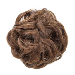 Synthetic Messy Bun Chignon Donut Blonde Brown Color Hair Bun Pad Elastic Hair Rope Rubber Band Hair Extensions for Women