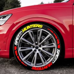 Car Tire Decals Car Tuning Universal 3D Permanent PVC Joined Tire Decor Stickers SPEEDHUNTERS Label Letters for 4 Tires