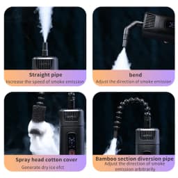 Ulanzi FM01 40W Portable Smoke Machine 10m Wireless Control Dry Ice Fog Machine Photography Smoke Effect for Film Production