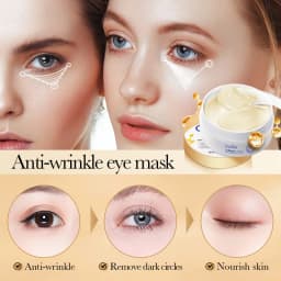 60pcs SADOER Crystal Collagen Eye Mask Anti Dark Circles Removal Eyes Bags Moisturizing Eyes Patches Eye Gel Masks Skin Care