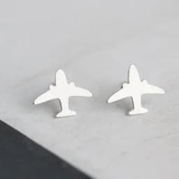 Silver Plated Creative Ear Hole Earrings for Women Prevent Korean Style Stud Earrings Allergy Earrings Fine Jewelry Accessories