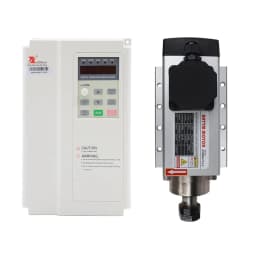 POWACE 2.2KW ER20 CNC Air Cooled Spindle Motor Square For Woodworking Router Engraving Milling Machine