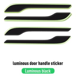 Protector Sticker Door Handle Cover Auto Styling Accessorie Car Sticker 2022 Luminous Handle Kit For Tesla Model 3 Model Y