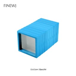 Lot of 10pcs 3D Floating Frame Display Stand Gift Ornament Organizer PE Film Anti-Oxidation Medallions Coin Jewelry Storage Box