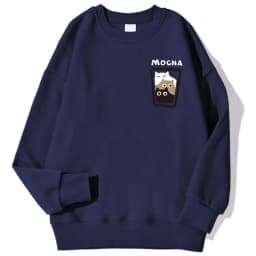 Three Cats In A Coffee Cup Men Hoodies Harajuku Crewneck Hoodie Fashion Oversize Hoody Autumn Comfortable Tracksuit