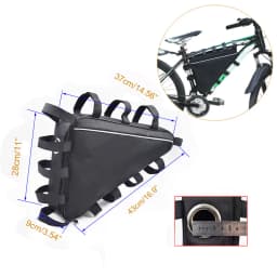 27 size Mountain Bike Triangle Tube Frame Bag Case Battery MTB Storage Protect