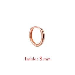 Single Minimal Gold Color Tiny Cartilage Hoop Earrings Glossy Earring Piercing Accessory Trendy Small Huggie Women Hoops For Men