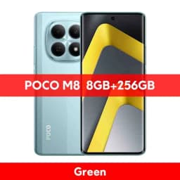 【World Premiere】Global Version POCO M8 5G Smartphone NFC 6.77" Flow AMOLED display Snapdragon® 6 Gen 3 5520mAh 45W Charging
