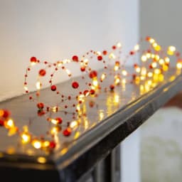 LED Pearl Copper Wire String Lights 2M 5M 10M Battery Power Garland Home DIY Fairy Lamps For Wedding Party Holiday Gifts