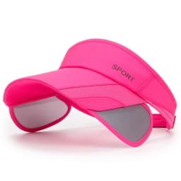Summer Sun Protection Empty Top Hat Women's Leisure Cycling Retractable Brim Sunscreen Hat Outdoor Sports Sun Hats