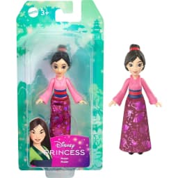 Original Disney Princess Mini Princess Snow White Moanna Merida Elsa Anna Miniature Dolls for Girls Christmas Gifts HPL55 Toys