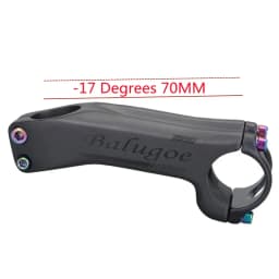 BALUGOE Ultralight Carbon Bicycle Handlebar Stem 6/17 Degree 31.8mm 70mm-130mm Power Mountain Road Bicycle Stem Bicycle Parts