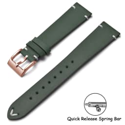 Quick Release Crazy Horse Leather Watch Band 18mm 20mm 22mm Brown Leather Watch Bracelet Men Women for Seiko Omega Huawei Belt