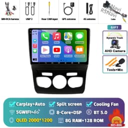 Android 16 Carplay DSP WIF+4G Car Radio GPS Multimedia Player For Citroen C4 C4L DS4 2013 2014 2015 2016 2017 Stereo 360 Camera