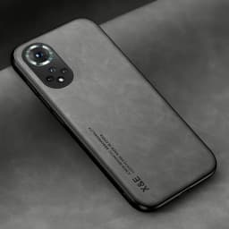 Leather Magnetic Case For Huawei Honor 90 50 20 70 Pro Nova 5T P30 P20 Honor50 Honor20 Full Protective Cover With Metal Plate on