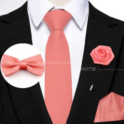 Hot Sale Burgundy Pink Necktie Set Include Polyester Bowtie Cufflink Floral Brooch For Groom Suit Wedding Cravat Shirt Accessory