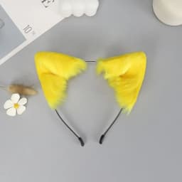 Animal Cute Plush Fox Cat Ears Gothic Headband Lolita Ears Headwear Furry Artificial Cosplay Christmas Hair Accessories