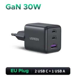 UGREEN 30W GaN Charger PD 3.0 QC4.0 USB C Charger For iPhone 17 16 15 Pro Samsung S25 Xiaomi Tablet iPad Air Pro Phone Charger