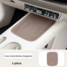 For 2026 GWM ORA 5 Silicone Dustproof Mat Center Console Wireless Charging Anti-Dirty Protective Pad White Interior Accessories