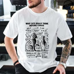 Funny Cat Science Printed Mens Graphic Tee Novelty Sarcastic Funny T-Shirt New Fashion Men Women T-Shirts Casual Short Sleeve