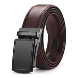 Men Genuine Leather Belt Metal Automatic Buckle Ratchet Cowskin Belts for Jeans Leather Strap Belts for Men Pants Waistband Реме