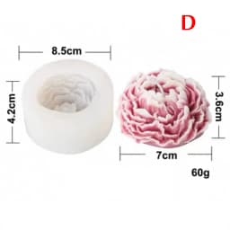 3D Jasmine Rose Flower Silicone Mold DIY Chocolate Cake Decor Pudding Desserts Pastry Baking Tool Soap Fondant Baking Mould