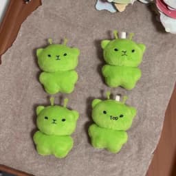 Party Gift Alien Cat Plush Toy Cartoon Stuffed Animal Keychain Accessories Creative Ugly Cute Backpacks Pendant