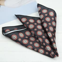2026 Oversized Silky Pocket Square For Men 27CM Luxury Floral Dots Pocket Square Wedding Hanky Paisley Chest Towel Suits Scarf