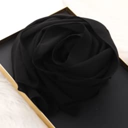 2025 Muslim Hijab Scarf With Zipper Plain Bubble Chiffon Ready to Wear Veiled Hijab Wrap Solid Shawls Headscarf Turban Ramadan
