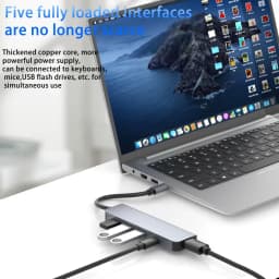 USB C Hub To 4K HDMI-Compatible USB 3.0 2.0 Type C PD Charging Dock for MacBook IPad Samsung S10 Dex TV Mouse Keyboard U Disk