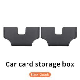 Car Card Storage Box Car Mounted Card Holder Voucher Storage Case Car Refueling High-Speed Card Slot Card Holder Auto Interior