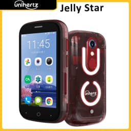 Unihertz Jelly Star Mini Smartphone Android 13 8GB 256GB Led Light Unlocked Transparent Backshell Cellphones 48MP Portable Phone