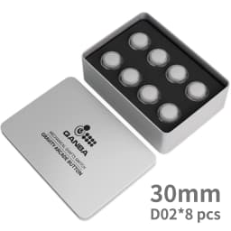 Qanba Gravity KS Mechanical Shafts Silent Pushbutton 24mm/30mm Arcade Button Snap-in (Boxed)