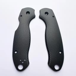1pair Aluminum Alloy Grip Handle Scales for Genuine spider Para3 C223 Knife DIY sliding surface Patch Modification Accessories
