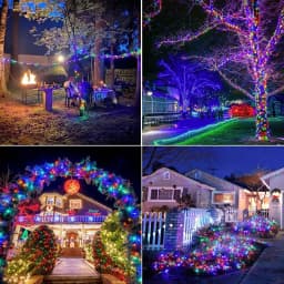 20-200LED Fairy Lights Battery Operated Twinkle String Lights, Copper/Silver Wire Dimmable Lights with Remote Control Timer