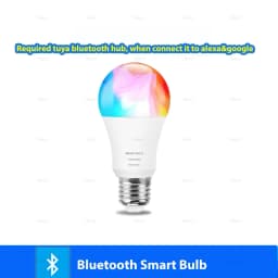 Tuya Smart LED Light Bulbs WiFi Bluetooth RGBCW 110V 220V LED Lamp Compatible with Alexa Google Assistant For Room Decoration