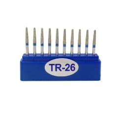 10Pcs/Box Dental Diamond Bur FG High Speed Burs TR SERIES for Teeth Polishing 1.6mm