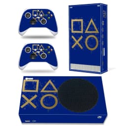 For X-box Series S Console and 2 Controllers Skin Sticker Protective Decal Cover Full Set Killer Design Compatible with XSS Skin