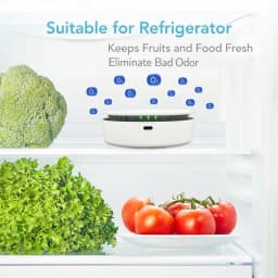 Portable Ozone & Ionic Air Purifier 2 in 1 Eliminate Odor for Home, Car, Refrigerator, Shoe Cabinet, Pet Room, Hunting Bag