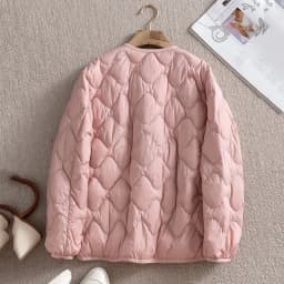 Schinteon Women Ultralight White Duck Down Jacket Argyle V-neck Collar Casual Autumn Winter Outwear Coat 2024 New Fashion