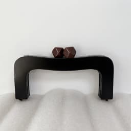 22X10 Cm Black Candy Wooden Bag Purse Frame Wood Clip Bags Handle DIY Handmade Sewing Brackets Handles for Making Handbag