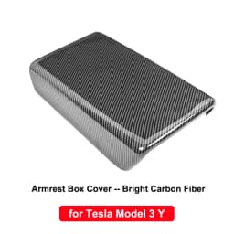 for Tesla Model Y 3 2023 ABS Carbon Fiber Center Console Wrap Cover Kit Dashboard Armrest Door Side Trim Sticker Accessories