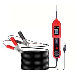 CT03 Automotive Circuit Tester 6-24V Power Probe Voltage Detector LED Light Buzzer Prompt Car Electrical Diagnostic Tool